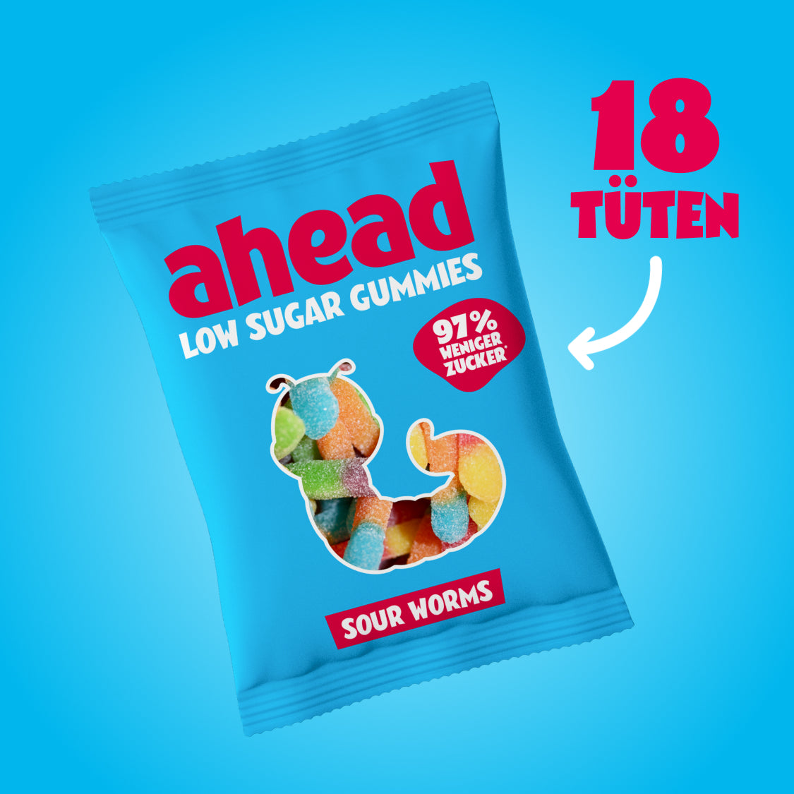 ahead Sour Worms – Gummibärchen
